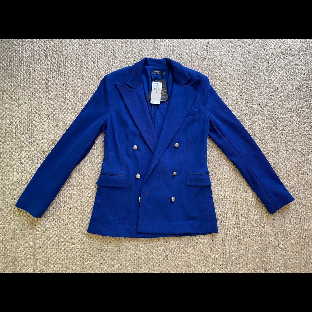 Ralph Lauren Cotton Blend Blazer